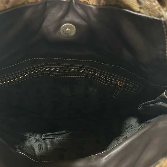 VINTAGE GUCCI GG crystal canvas small Hysteria hobo - Picture 14 of 14